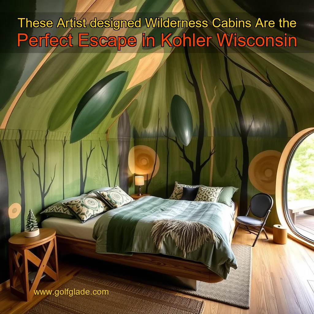 Artistic representation for These Artist designed Wilderness Cabins Are the Perfect Escape in Kohler Wisconsin