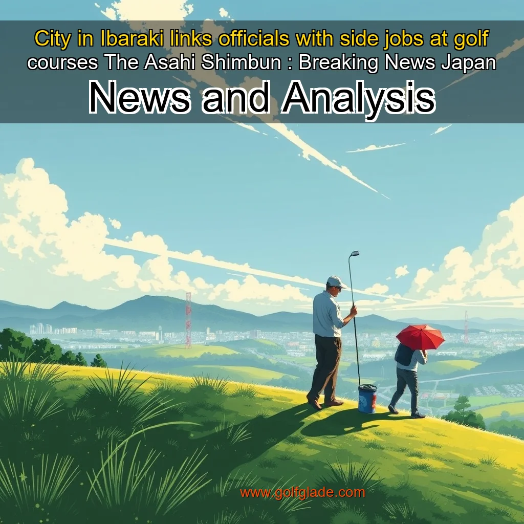 Artistic representation for City in Ibaraki links officials with side jobs at golf courses The Asahi Shimbun : Breaking News Japan News and Analysis
