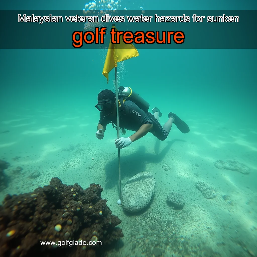 You are currently viewing Malaysian veteran dives water hazards for sunken golf treasure