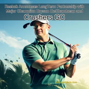 Read more about the article Reebok Announces LongTerm Partnership with Major Champion Bryson DeChambeau and Crushers GC
