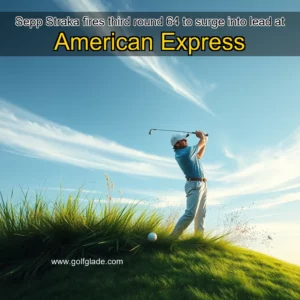 Read more about the article Sepp Straka fires third  round 64 to surge into lead at American Express