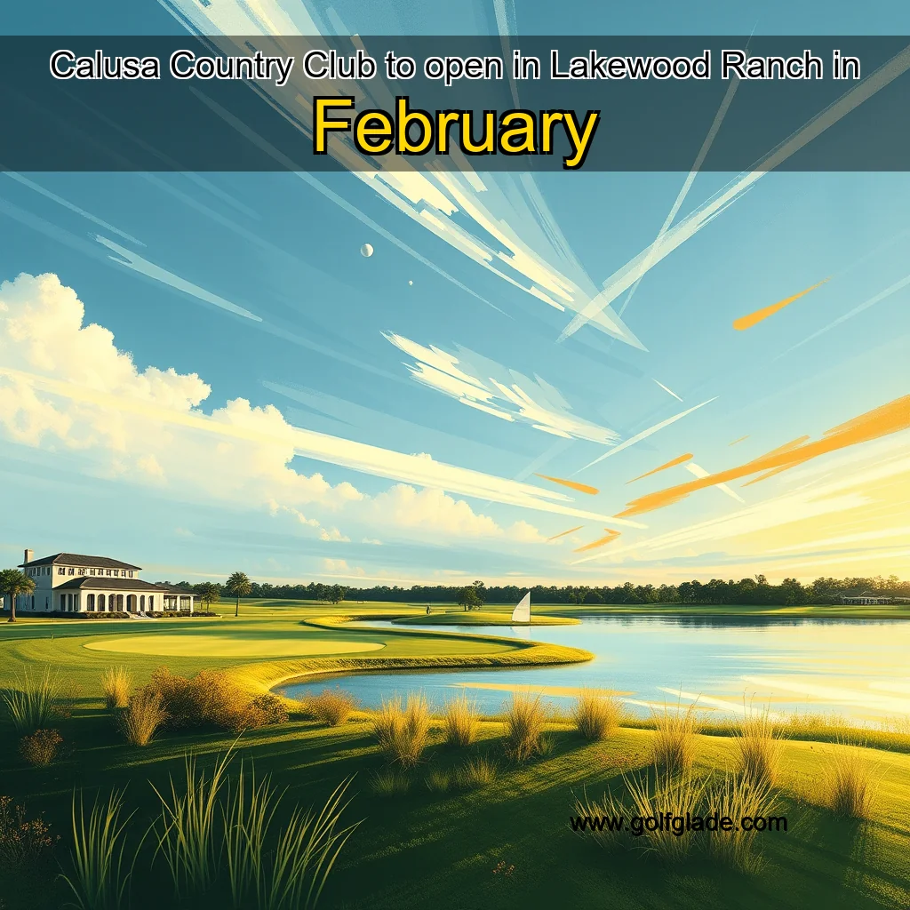 Artistic representation for Calusa Country Club to open in Lakewood Ranch in February
