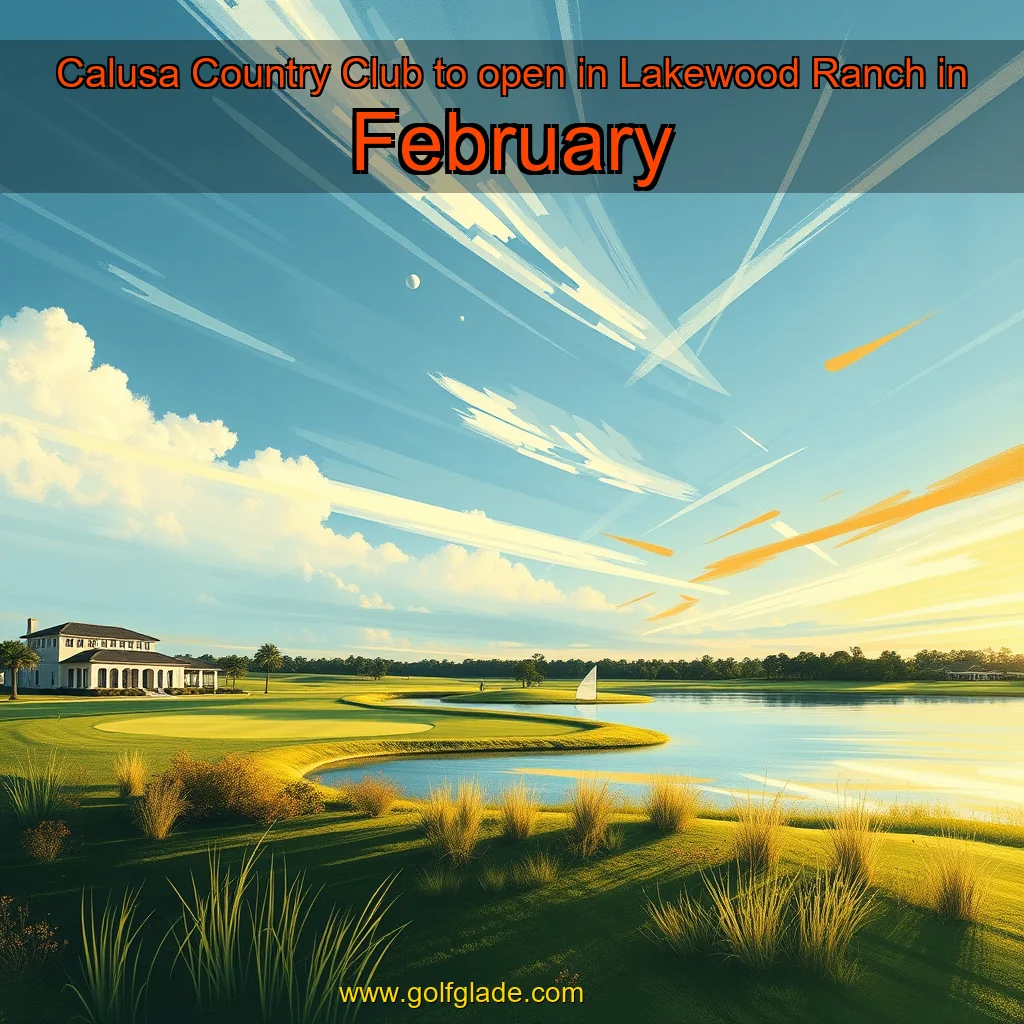 Artistic representation for Calusa Country Club to open in Lakewood Ranch in February