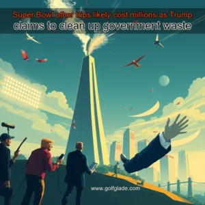 Read more about the article Super Bowl  other trips likely cost millions as Trump claims to clean up government waste