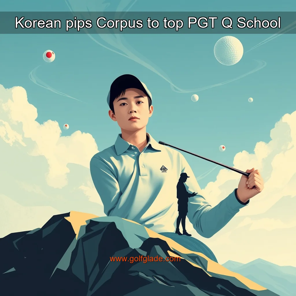 Read more about the article Korean pips Corpus to top PGT Q  School