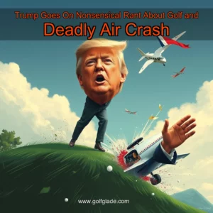 Read more about the article Trump Goes On Nonsensical Rant About Golf and Deadly Air Crash