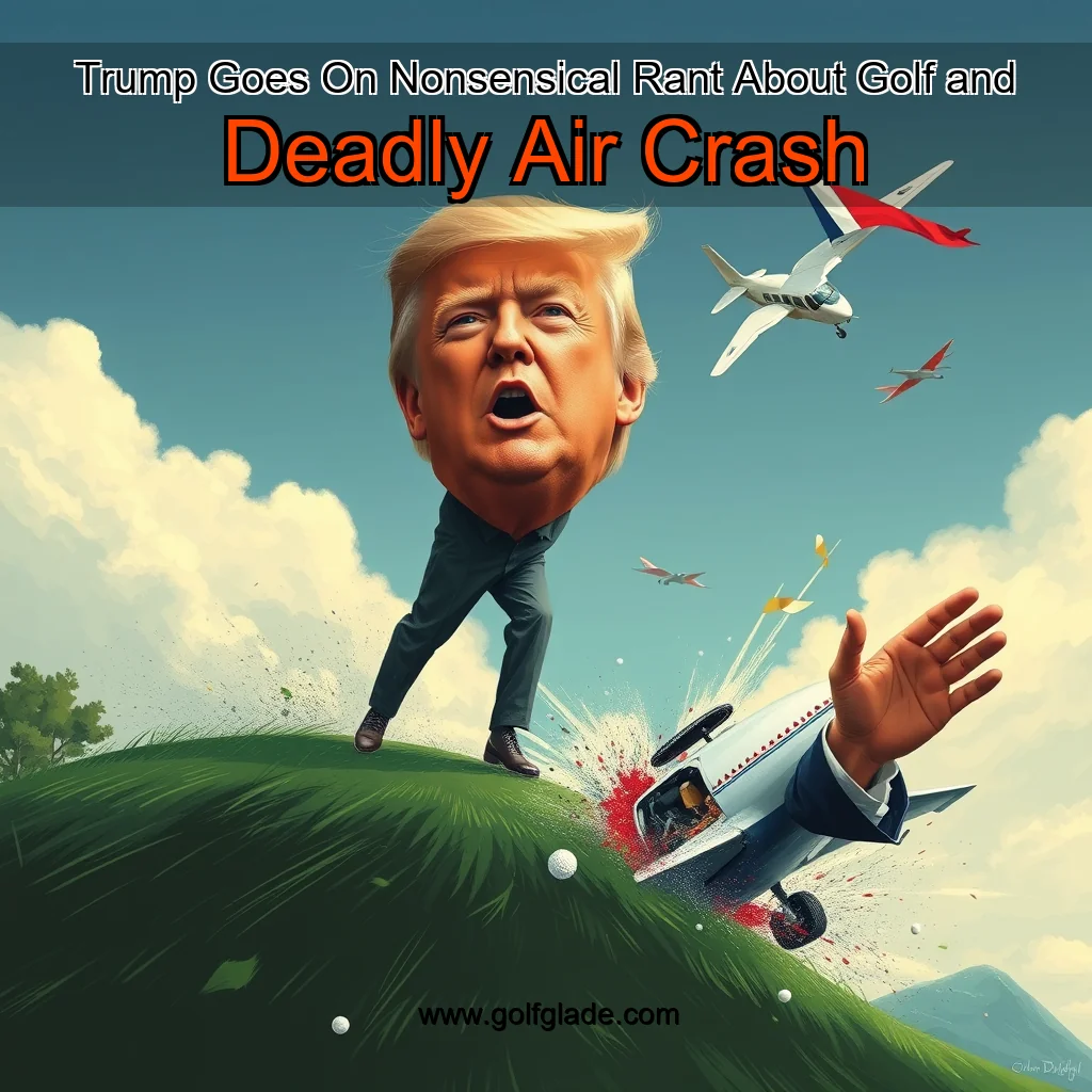 You are currently viewing Trump Goes On Nonsensical Rant About Golf and Deadly Air Crash