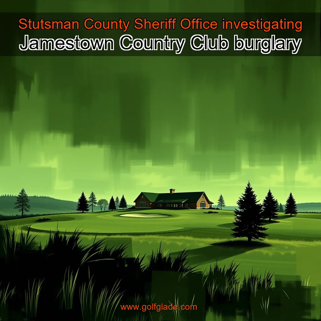 You are currently viewing Stutsman County Sheriff Office investigating Jamestown Country Club burglary