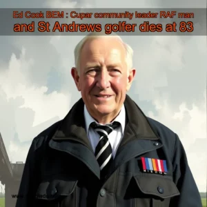 Read more about the article Ed Cook BEM : Cupar community leader  RAF man and St Andrews golfer dies at 83
