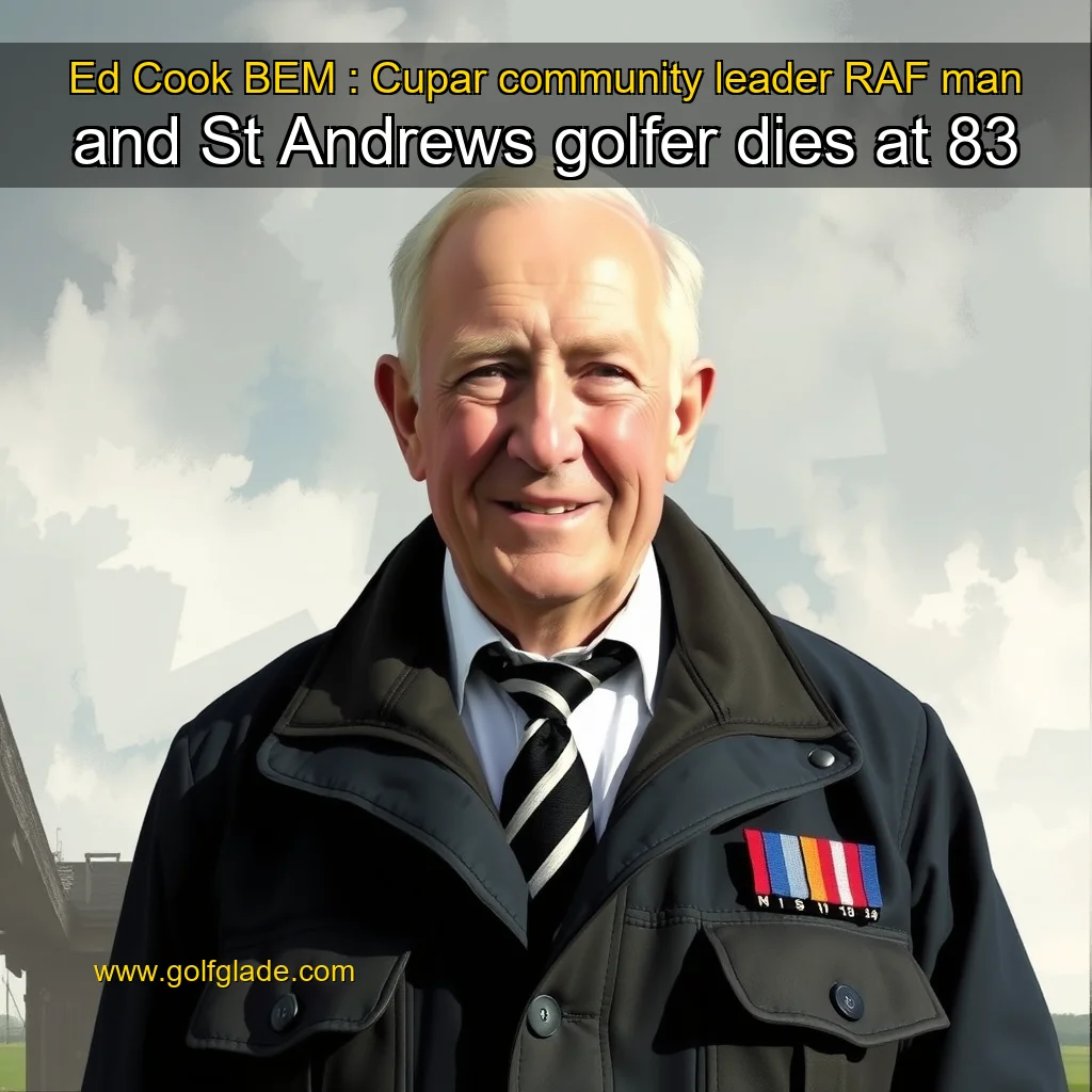 You are currently viewing Ed Cook BEM : Cupar community leader  RAF man and St Andrews golfer dies at 83