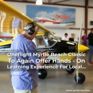 Read more about the article Oneflight Myrtle Beach Classic To Again Offer Hands – On Learning Experience For Local Students And The Community!
