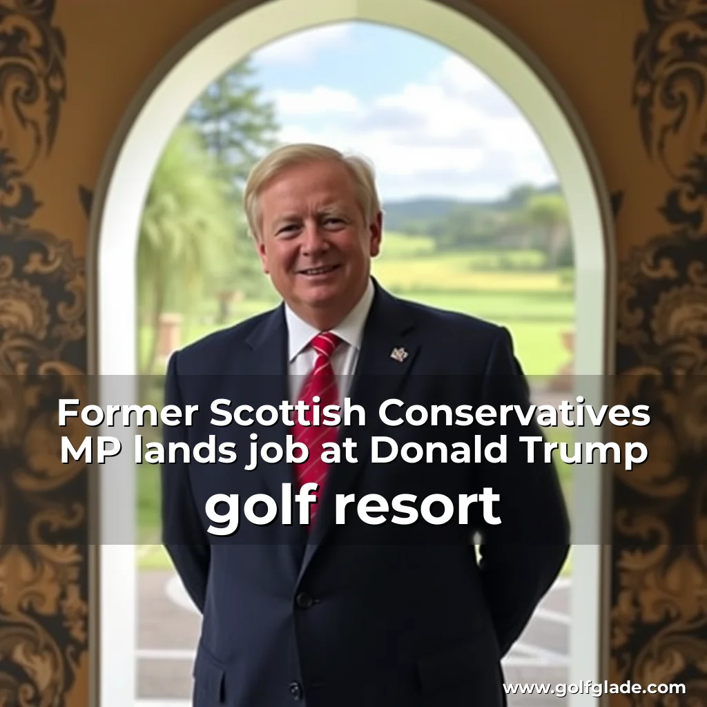 Read more about the article Former Scottish Conservatives MP lands job at Donald Trump golf resort