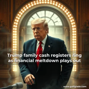 Read more about the article Trump family cash registers ring as financial meltdown plays out