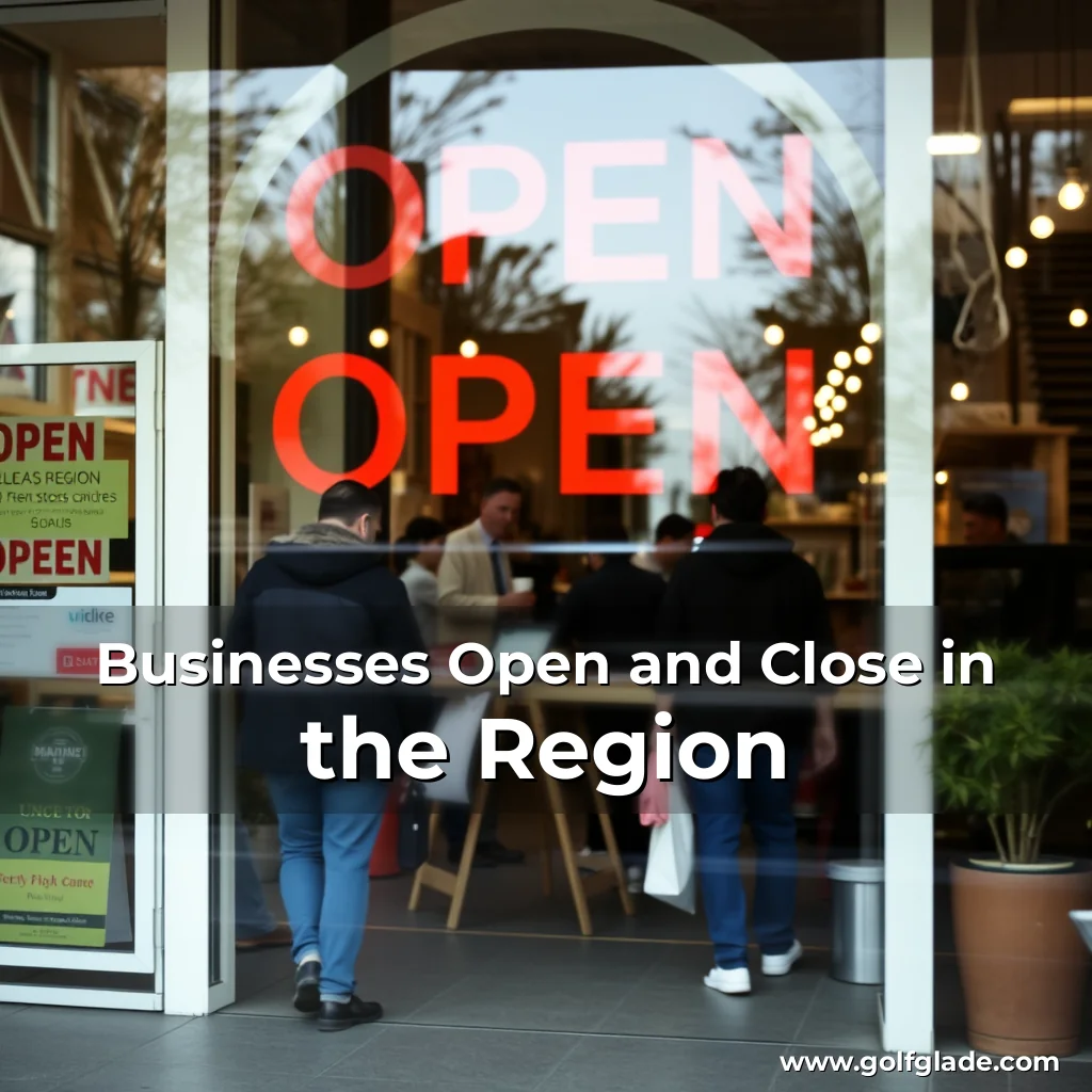 Read more about the article Businesses Open and Close in the Region