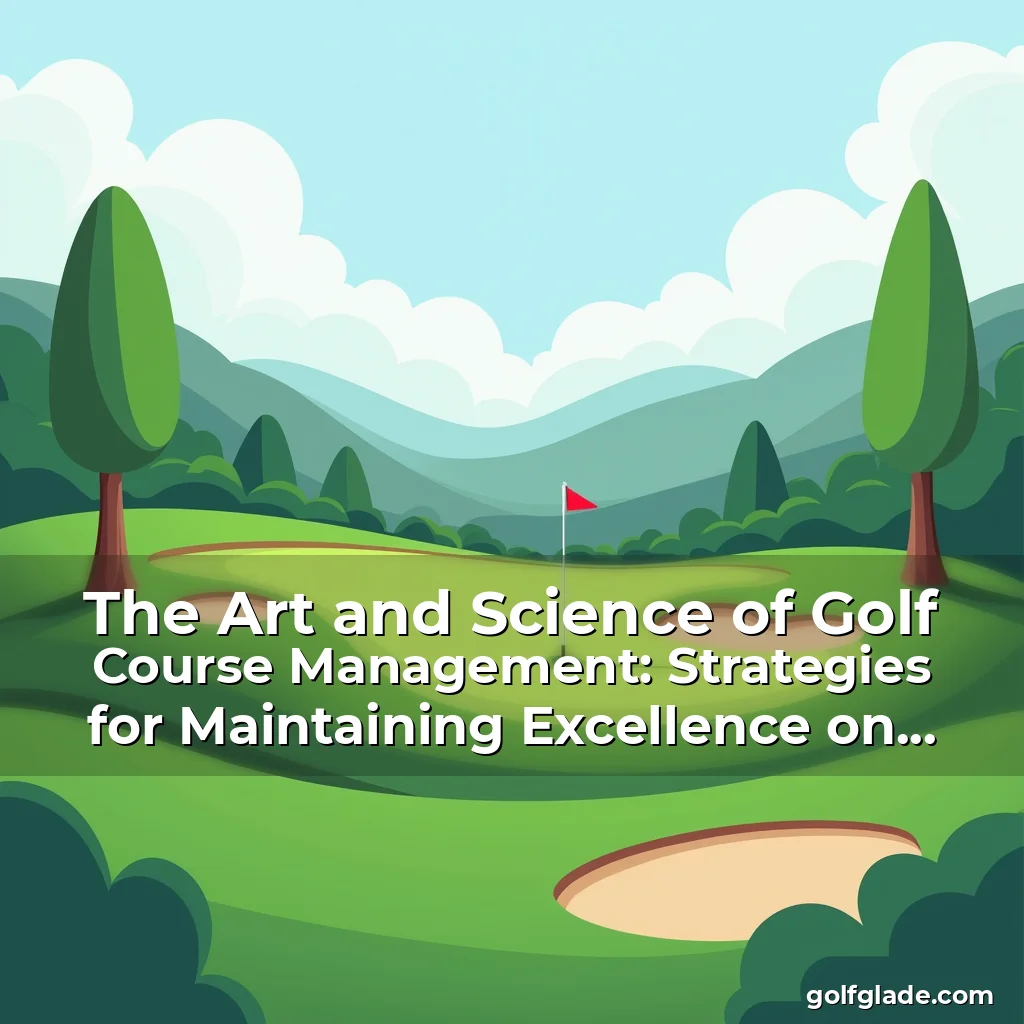 Read more about the article The Art and Science of Golf Course Management: Strategies for Maintaining Excellence on the Green